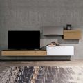 Compozitie mobilier living si suport TV din MDF Made in Italy - Hedda