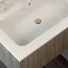 Seturi de mobilier din lemn realizate în Italia pentru toaletă pentru baie suspendată Viadurini