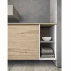 Compoziție mobilă de baie modernă și suspendată, design Made in Italy - Callisi1 Viadurini