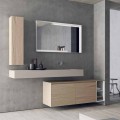 Compoziție mobilă de baie modernă și suspendată, design Made in Italy - Callisi1