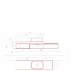 Compoziție modernă și suspendată a mobilierului de baie de design - Callisi2 Viadurini