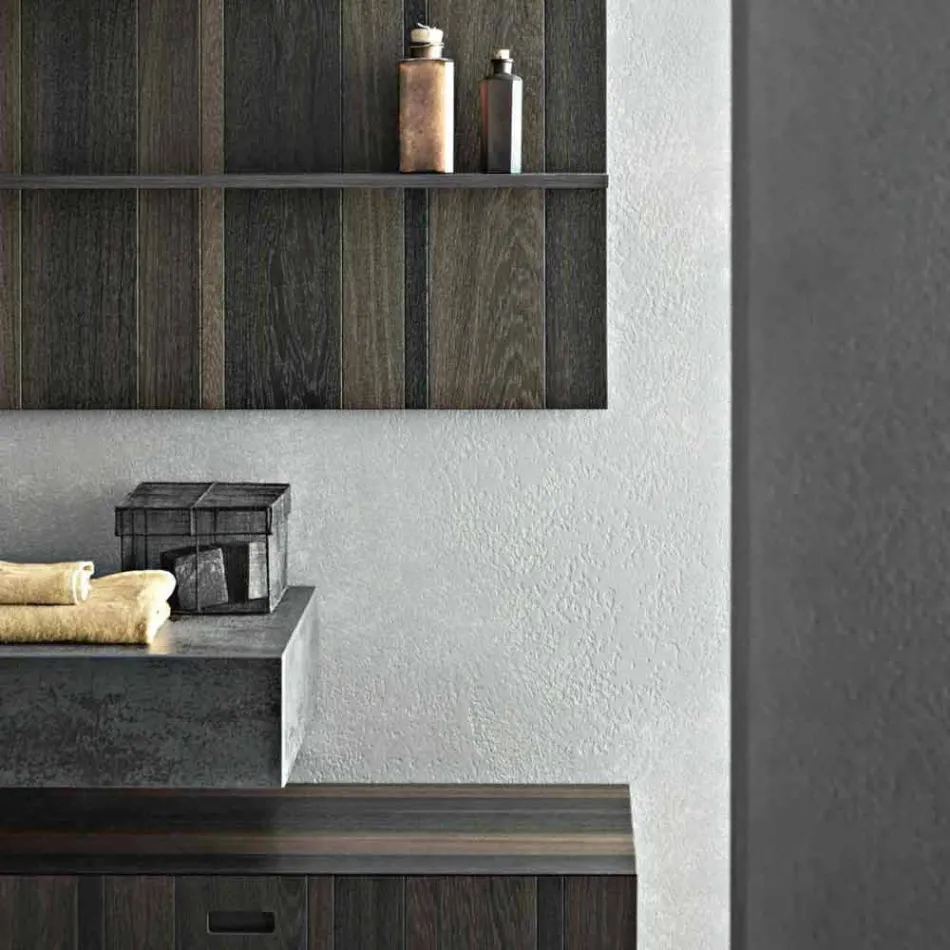 Compoziție pentru baie suspendată și design modern Made in Italy - Farart9 Viadurini