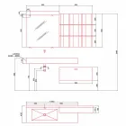 Compoziție pentru baie suspendată și design modern Made in Italy - Farart9 Viadurini