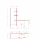 Compoziție de baie, suspensie de design modern italian - Callisi10 Viadurini