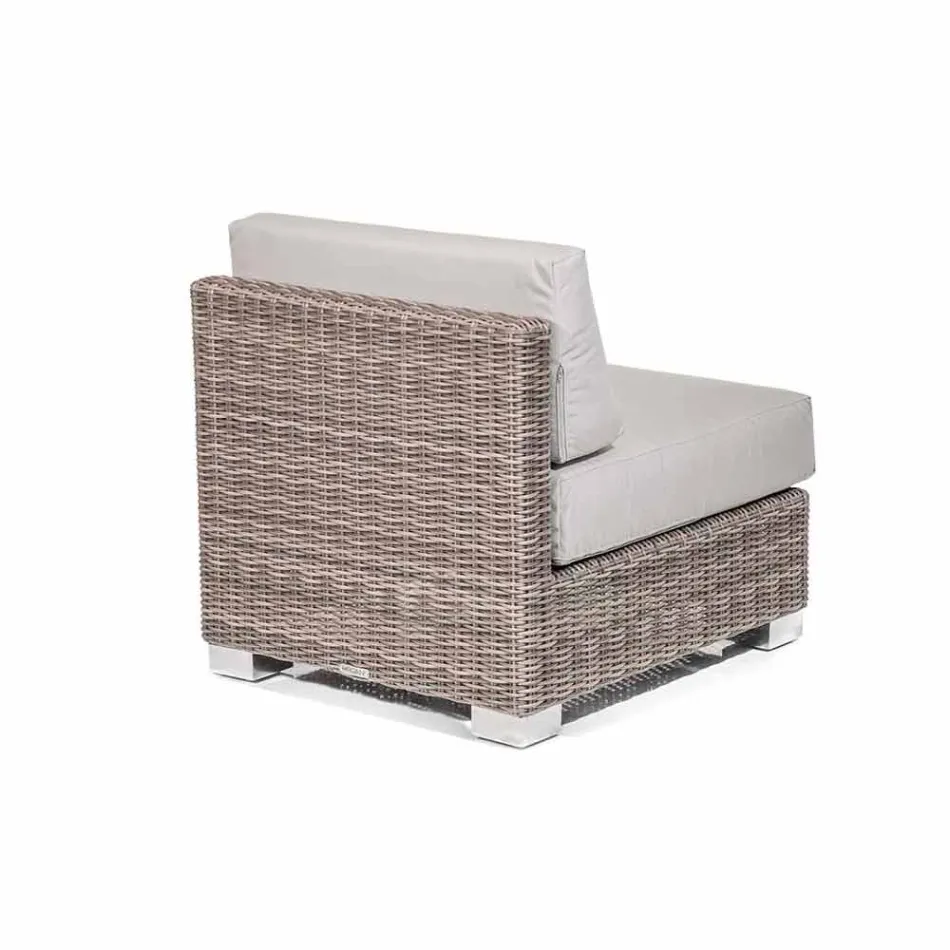 Compoziție scaune în aer liber cu structura țesute manual Rita Viadurini