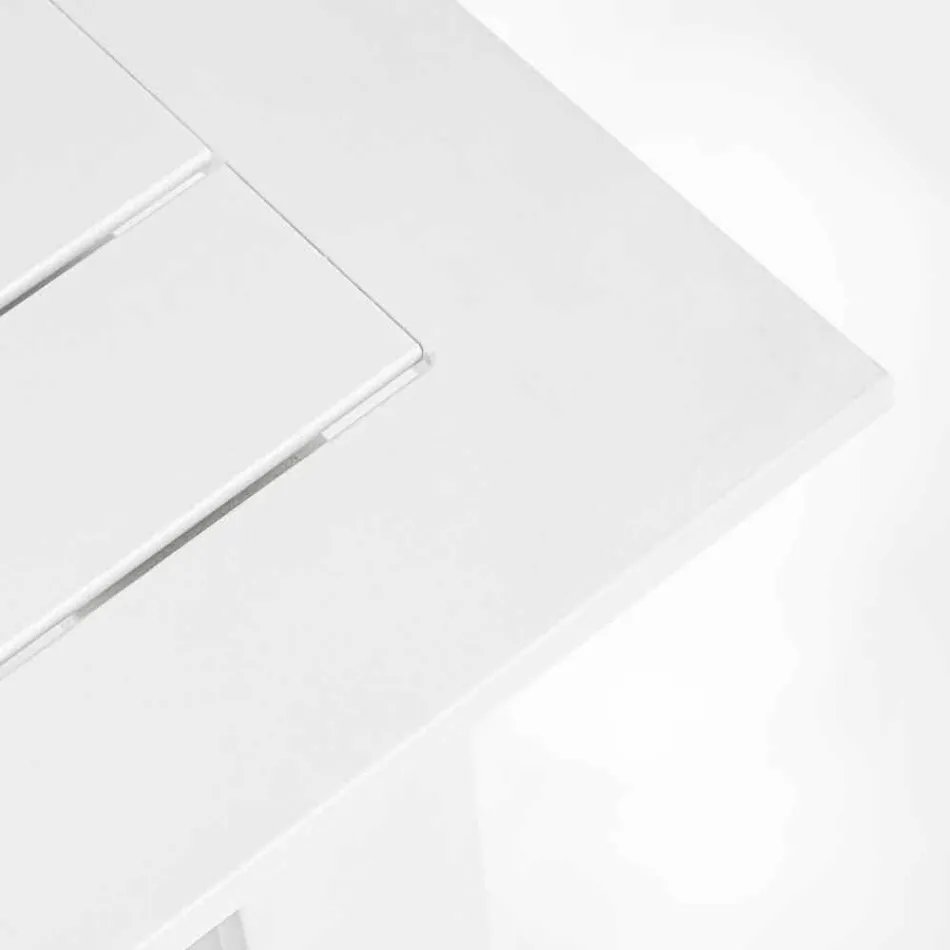 Compoziție cameră de zi în aer liber din aluminiu cu perne din țesătură - Yoshi Viadurini