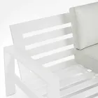 Compoziție cameră de zi în aer liber din aluminiu cu perne din țesătură - Yoshi Viadurini