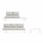 Compoziție cameră de zi în aer liber, din aluminiu și țesătură Homemotion - Francine Viadurini