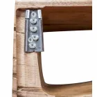 Compoziția suspendată a mobilierului de baie din lemn de tec modern - Kristi Viadurini