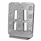 Compoziția suspendată a mobilierului de baie din lemn de tec modern - Kristi Viadurini