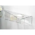 Consolă de perete în design transparent pentru pian din plexiglas - Valeria Viadurini