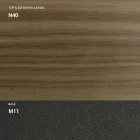 Consola extensibila 150 cm din metal si melamina Made in Italy - Clapa Viadurini