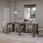 Consolă extensibilă la 181 cm în Melamină Essence Made in Italy - Castello Viadurini