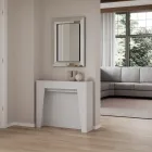 Consola extensibila la 211 cm in melaminata in esenta Made in Italy - Incantesimo Viadurini