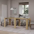 Consola extensibila la 211 cm in melaminata in esenta Made in Italy - Incantesimo Viadurini