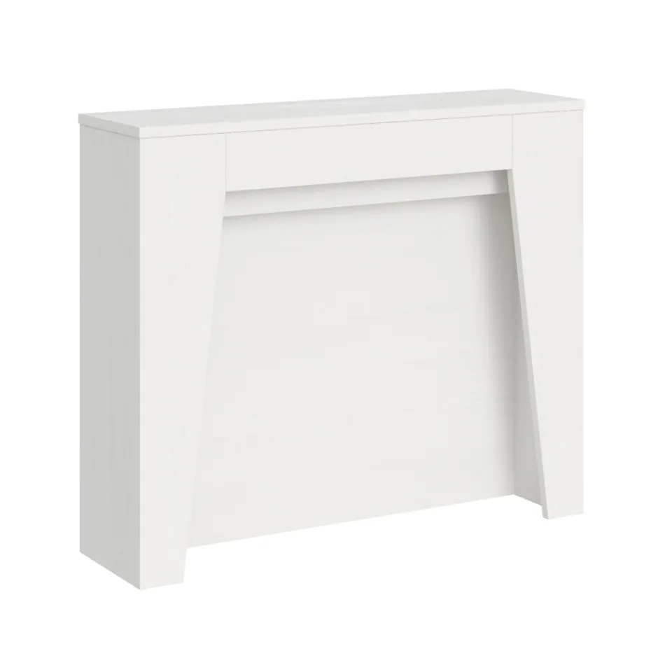 Consola extensibila la 211 cm in melamina in esenta Made in Italy - Incantesimo Viadurini