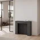 Consola extensibila pana la 211 cm in panouri melaminate Made in Italy - Principessa Viadurini