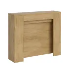 Consola extensibila pana la 211 cm in panouri melaminate Made in Italy - Principessa Viadurini
