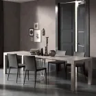 Consola extensibila pana la 290 cm din lemn melaminat Made in Italy - Paride Viadurini