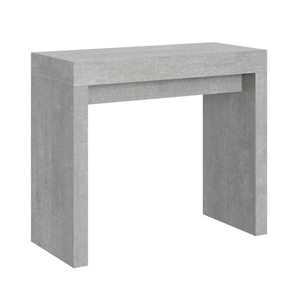 Consola extensibila pana la 300 cm cu suport cu 2 picioare Made in Italy - Phantom Viadurini