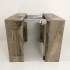 Consolă extensibilă până la 300 cm de la intrare sau sufragerie din lemn - Katharina Viadurini