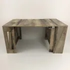 Consolă extensibilă până la 300 cm de la intrare sau sufragerie din lemn - Katharina Viadurini