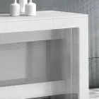 Consolă extensibilă până la 300 cm de la intrare sau sufragerie din lemn - Katharina Viadurini