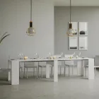 Consola extensibila pana la 308 cm cu suport central Made in Italy - Oracle Viadurini