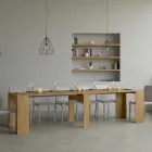 Consola extensibila pana la 308 cm cu suport central Made in Italy - Oracle Viadurini