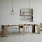 Consola extensibila pana la 308 cm cu suport central Made in Italy - Oracle Viadurini