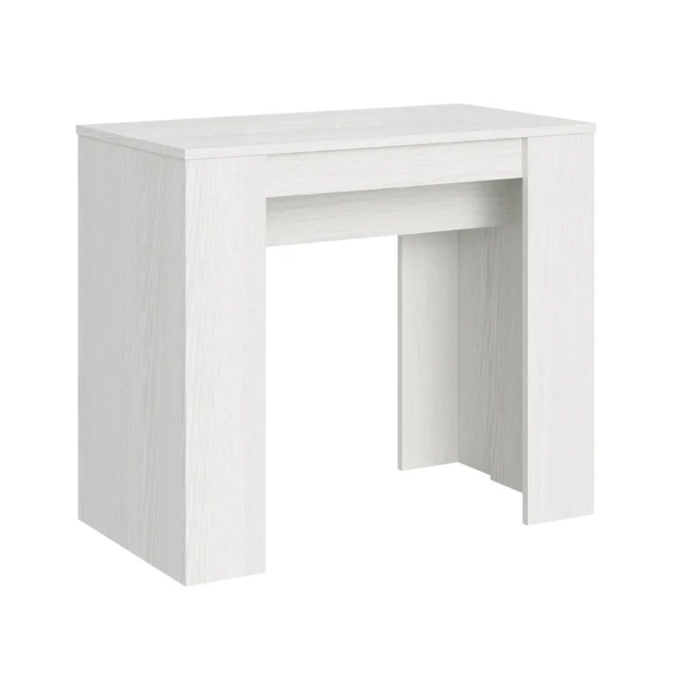 Consola extensibila pana la 308 cm cu suport central Made in Italy - Oracle Viadurini