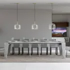 Consolă extensibilă disponibilă în 2 mărimi diferite, fabricată în Italia - Grifone Viadurini