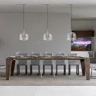 Consolă extensibilă disponibilă în 2 mărimi diferite, fabricată în Italia - Grifone Viadurini