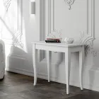 Consola extensibila Finisaj din nuc sau frasin alb Made in Italy - Folletto Viadurini
