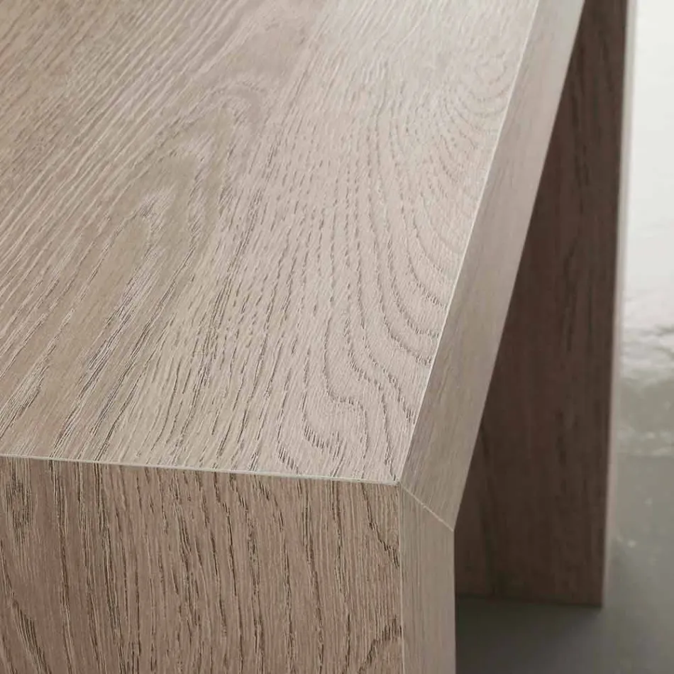 Consolă extensibilă de până la 295 cm în melamină pliantă Uri Viadurini