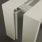 Consolă extensibilă de până la 295 cm în melamină pliantă Uri Viadurini