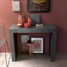 Consolă extensibilă Până la 290 cm cu blat din lemn Fabricat în Italia - Seregno Viadurini