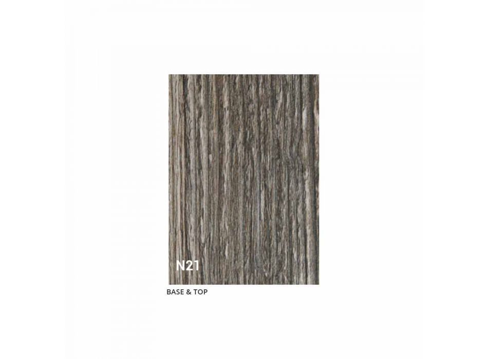 Consolă extensibilă Până la 290 cm cu blat din lemn Fabricat în Italia - Seregno Viadurini