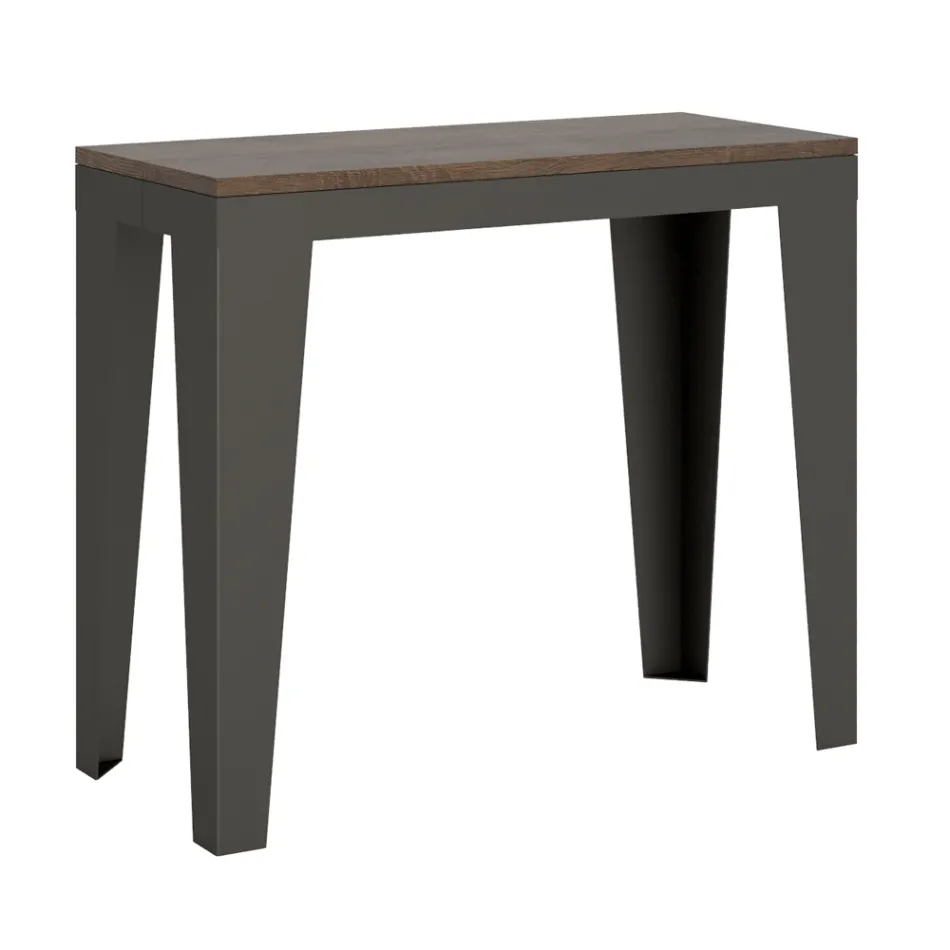 Consolă extensibilă până la 300 cm din microparticule de lemn Made in Italy – Flamber Viadurini