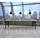 Consolă extensibilă până la 300 cm din microparticule de lemn Made in Italy – Flamber Viadurini