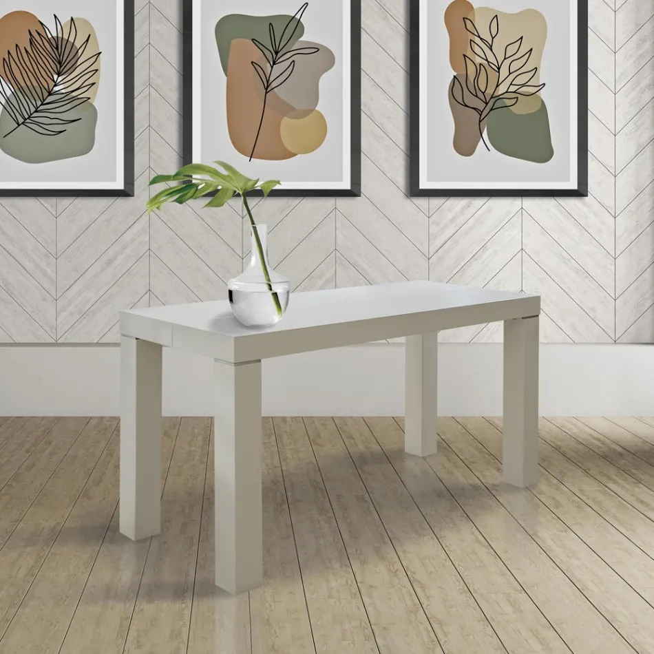 Consolă extensibilă din lemn de frasin cu extensii Made in Italy - Gandalf Viadurini