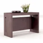 Consolă extensibilă din melamină cu extensii Ussana integrate Viadurini