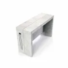 Consolă extensibilă din melamină cu extensii Ussana integrate Viadurini