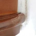 Consolă suspendată din lemn de Bassano, fabricată în Italia - Tinia Viadurini