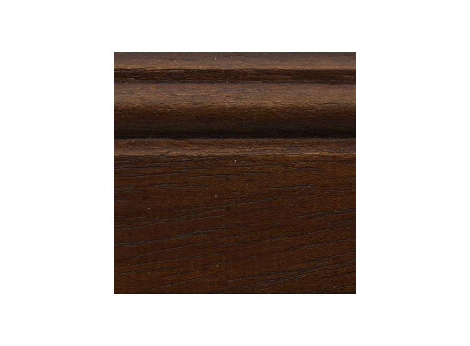 Consola suspendata din lemn de nuc patinat Made in Italy - Taitle Viadurini