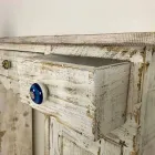 Consolă artizanală din lemn masiv de brad Made in Italy - Carminia Viadurini