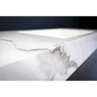 Consol de baie lavoar integrat și raft suspendat în 4 finisaje Gres - Rampina Viadurini