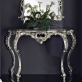 Masă consolă cu panou MDF și decorațiuni în mai multe culori, fabricată în Italia Giacomo