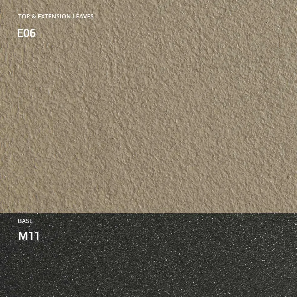 Consola cu Blat Efect Mortar si Baza metalica Made in Italy - Timedio Viadurini