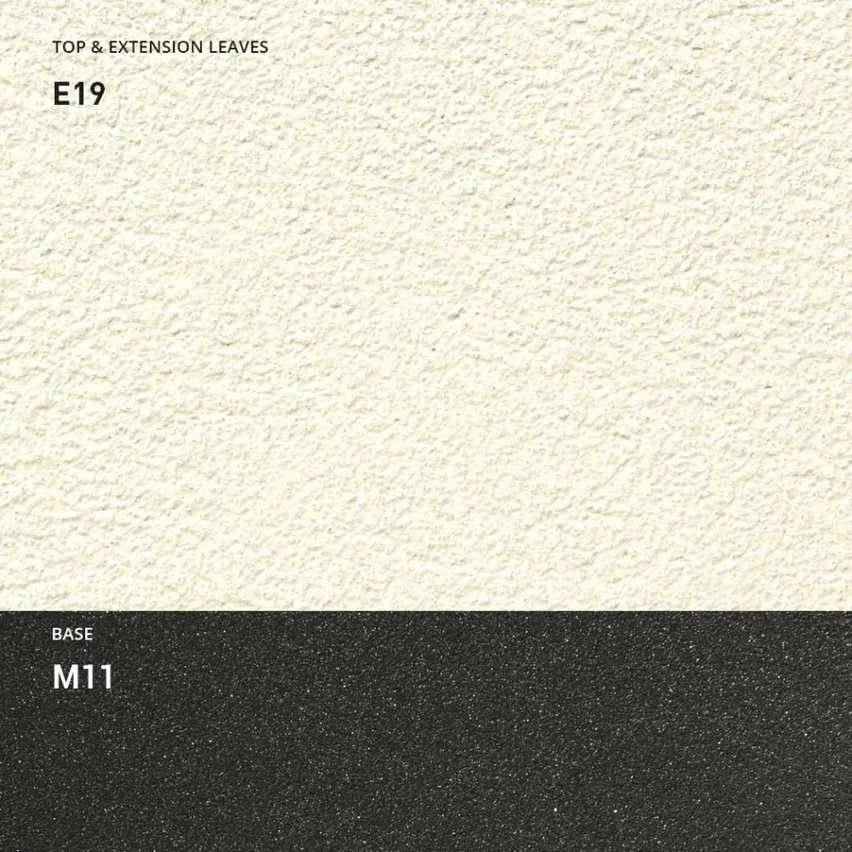 Consola cu Blat Efect Mortar si Baza metalica Made in Italy - Timedio Viadurini